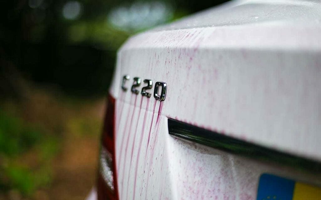 Flyverust på mercedes C220