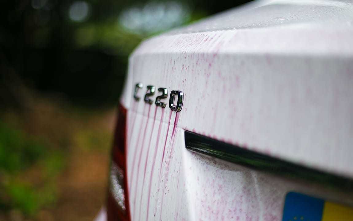 Flyverust på mercedes C220