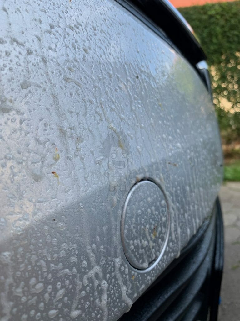 Auto Glanz Bug Off i brug