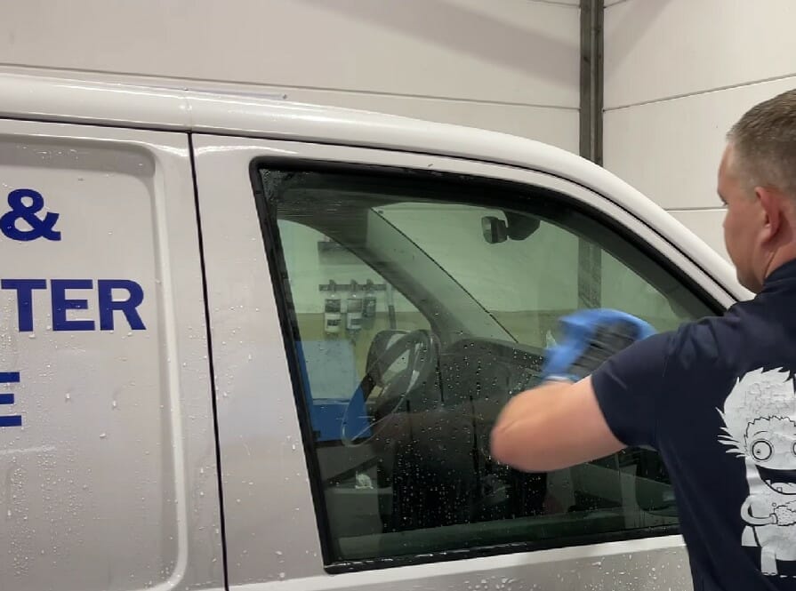 Hydro2 Lite på ruder og glas