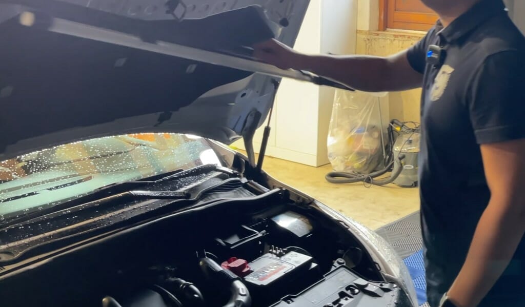 Intet lys i motorrum