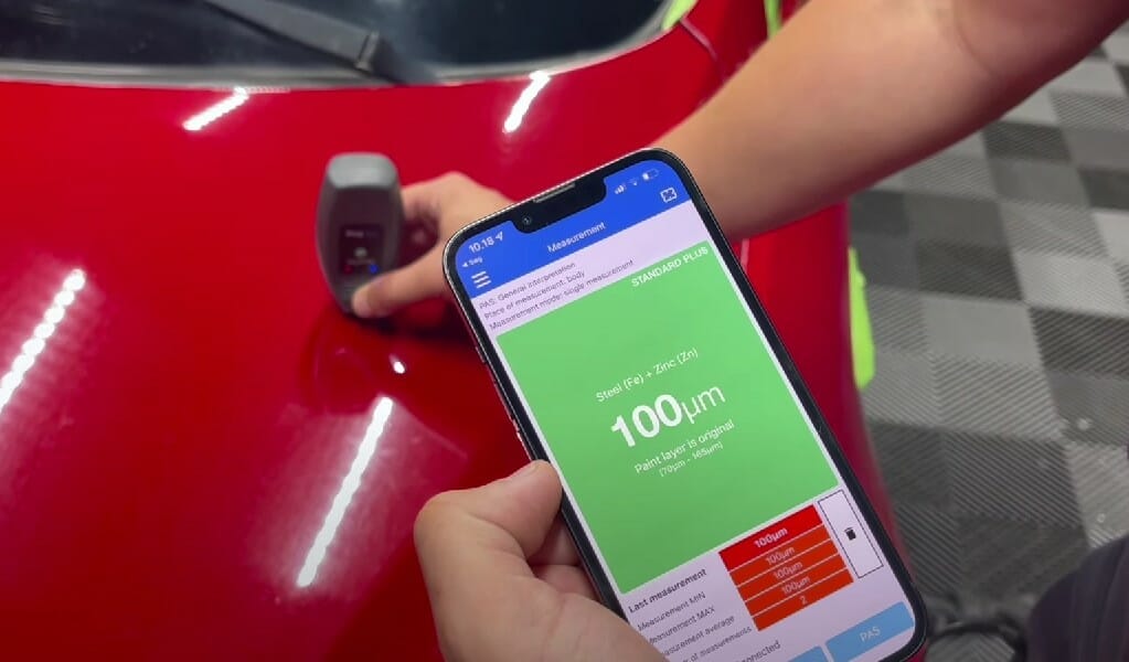 Måling af lakmængde