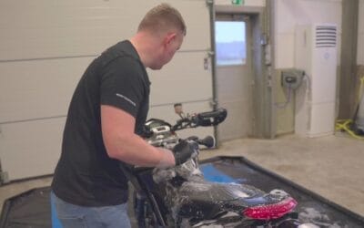 Vask af motorcykel