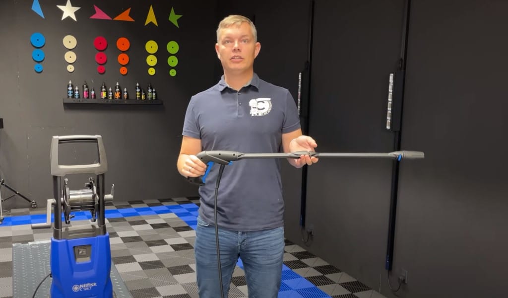 Nilfisk langt pistolgreb